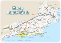Mapa Rodoviario RJ