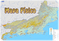 Mapa fisico Rio